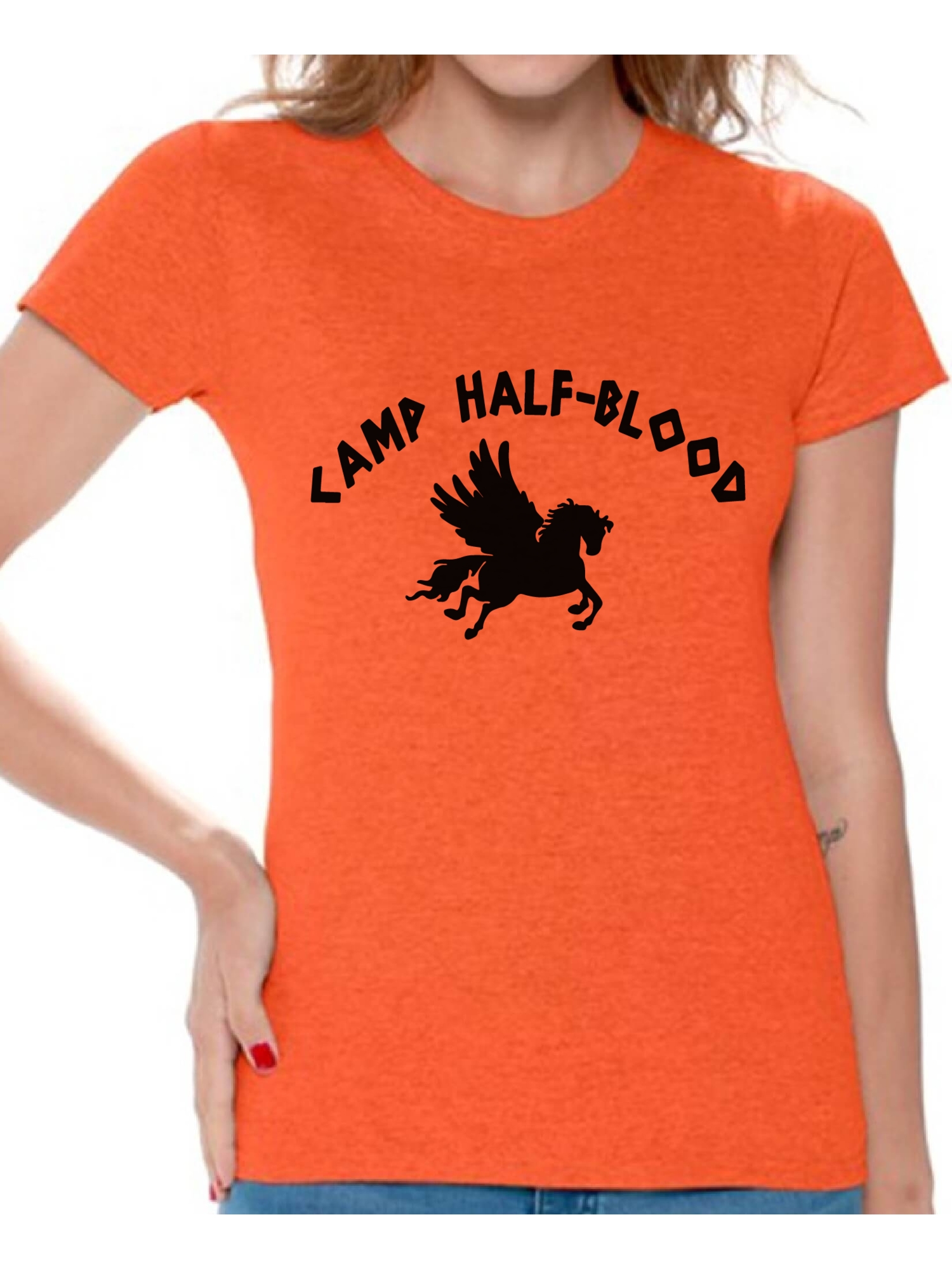 Awkward Styles Mythology Lovers Camp Half-Blood Women T Shirt Camp Half  Blood Shirt for Ladies Geek Tshirt Mystical T Shirt for Ladies Geek T-Shirt